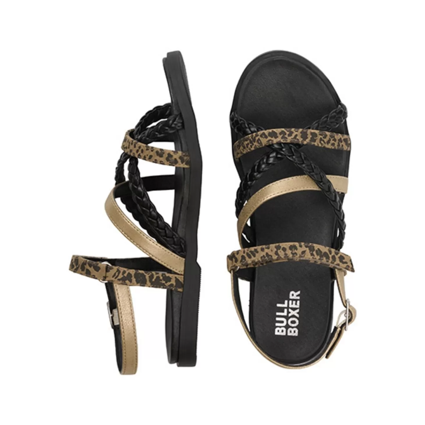 Bullboxer Sandalen Zwart Alm017F1S_Bkcakb Outlet