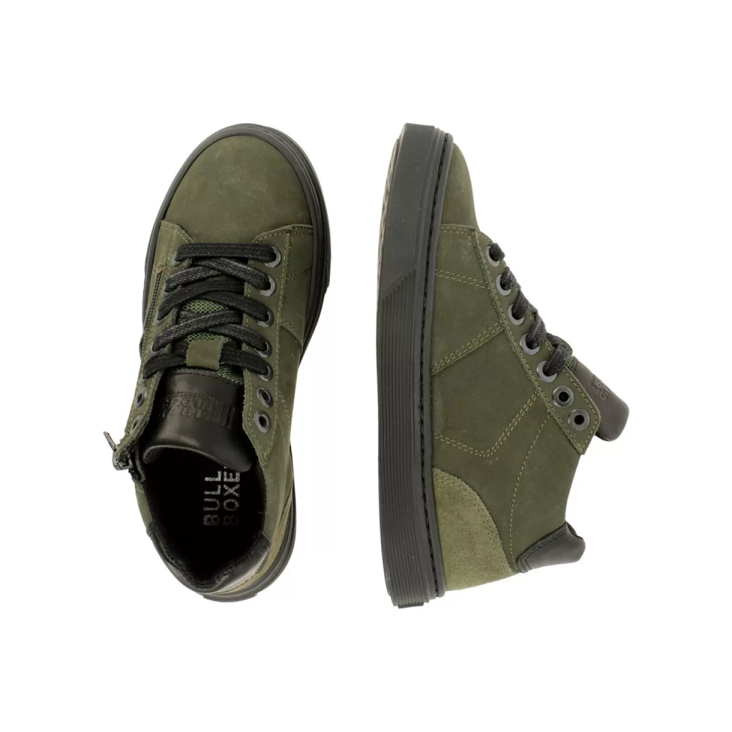 Bullboxer Sneaker Groen Aop502E6L_Dkolkb Clearance
